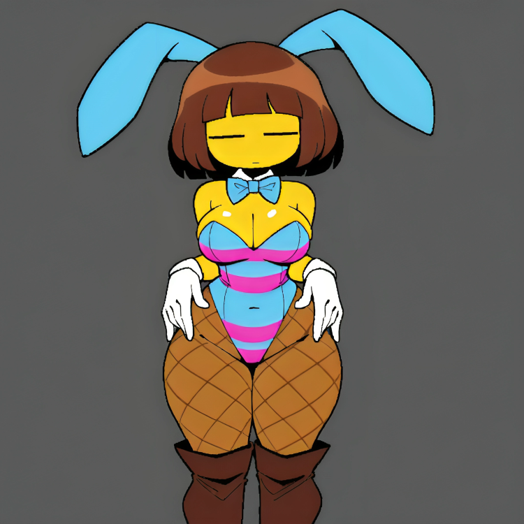 Rule 34 – 5 fingers aged up ai generated bangs big breasts blue bowtie blue bunny ears blue bunnysuit blue leotard bob cut boots bowtie brown boots bunny ears bunnysuit busty closed eyes collar curvy female female fishnet pantyhose frisk frisk (undertale) gloves knee boots looking at viewer neutral expression pantyhose pixai shoulder length hair simple background slim waist solo striped leotard undertale undertale (series) white gloves yellow skin | 14399828