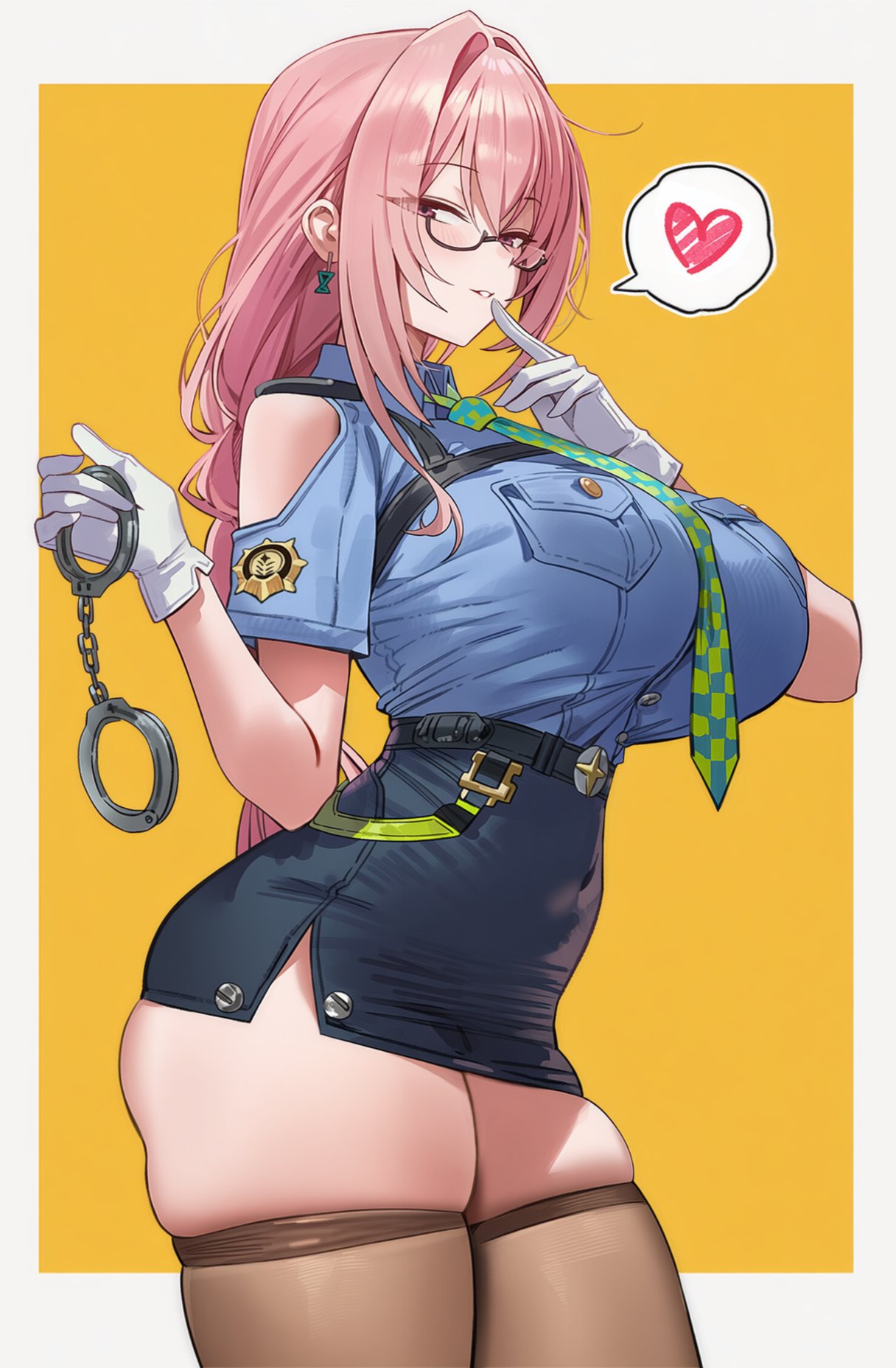 Rule 34 – 1girls 2025 big breasts breasts female female focus female only fring853 glasses gloves hand cuffs large breasts light-skinned female light skin pink hair pink hair female police police uniform policewoman solo solo female solo focus tsukishiro yanagi white gloves zenless zone zero | 14393090