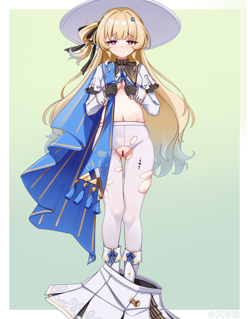 Rule 34 – 1girls absurd res absurd resolution absurdres artist request ass visible through thighs belly belly button big hat black gloves black ribbon blonde hair blonde hair female blush blush lines blushing at viewer breasts censor bar censored censored pussy color colored cute cute face female female only hair accessory hair ornament hair ribbon hands on chest hat heart shaped pupils hi res high res high resolution highres kuro games large hat long hair looking at viewer pale-skinned female pantyhose partially clothed petite petite female phoebe (wuthering waves) purple eyes pussy pussy lips pussy peek ripped pantyhose shoes shoes on simple background skirt skirt down skirt removed smile smiling at viewer solo solo female standing standing female stomach tacet mark (wuthering waves) thigh gap transparent censoring tummy underboob vagina white clothing white hat white pantyhose wuthering waves | 14372234