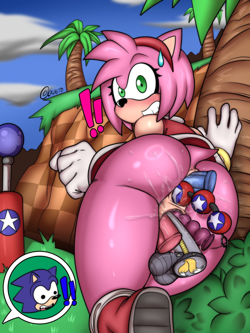 Rule 34 – amy rose anal anal beads anal insertion anal sex ass focus big ass blue hair blush blush lines blushing at viewer bottomless clothed female clothing commission commission art dildo dildo in ass dildo in pussy erueito fur furry furry female gloved gloves green eyes green hill zone hedgehog hedgehog girl hedgehog humanoid looking at viewer looking back looking back at another many toys no panties sega short hair sonic (series) sonic the hedgehog sonic the hedgehog (series) sweat tagme tail toy toy insertion toys under skirt under skirt view video game character video games | 14329779