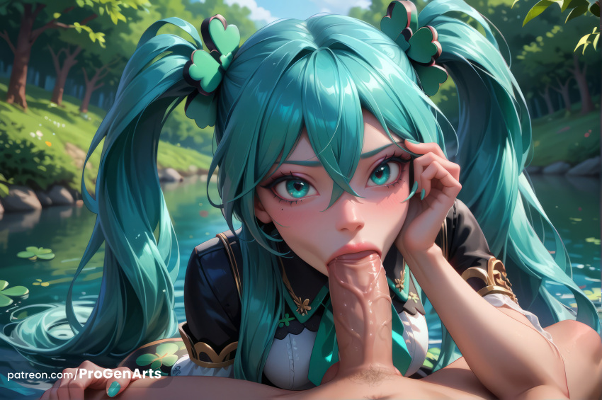 Rule 34 – 1boy 1boy1girl 1girls ai generated aqua eyes aqua hair aqua nails artist name blowjob blush day erection fellatio green nails hair between eyes hair ornament hand on own cheek hand on own face hatsune miku hi res lily pad long hair looking at viewer male pubic hair mole nail polish oral outdoors patreon username penis pov progenarts short sleeves solo focus straight tree twintails uncensored veins veiny penis vocaloid water watermark web address | 14428612