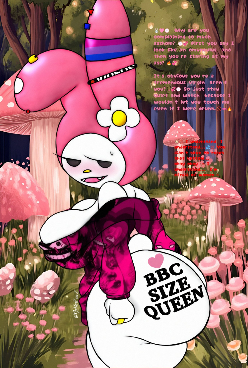 Rule 34 – 1girls 4 fingers anthro ass bare shoulders big ass big breasts bisexual bisexual female bisexual pride colors blush breasts bubble butt bullying cleavage cuckold ear piercing earrings eyelashes female female only femdom flower flower on head furry gluteal fold half-closed eyes headwear jacket jewelry lagomorph mammal mertens opp (artist) my melody offscreen character onegai my melody pride colors rabbit girl ring ring (jewelry) shortstack size queen sweatdrop text thick thighs white body white fur writing on ass writing on body writing on butt | 14340497