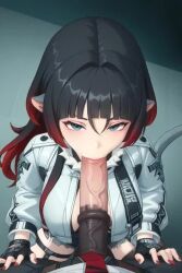 Rule 34 – ai generated blowjob deepthroat eye contact fellatio huge cock male/female no sound oral oral sex penis pov pov male sucking sucking penis tagme video | 14432686