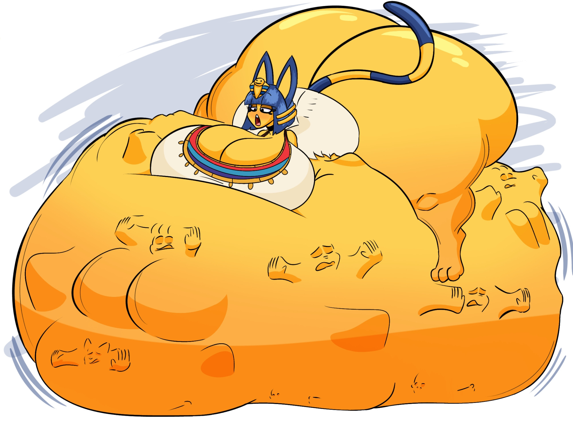 Rule 34 – animal crossing ankha bbw big ass big breasts breasts bubble butt cleavage female furry huge ass huge breasts imafetish overweight thick thighs vore wide hips | 14751510