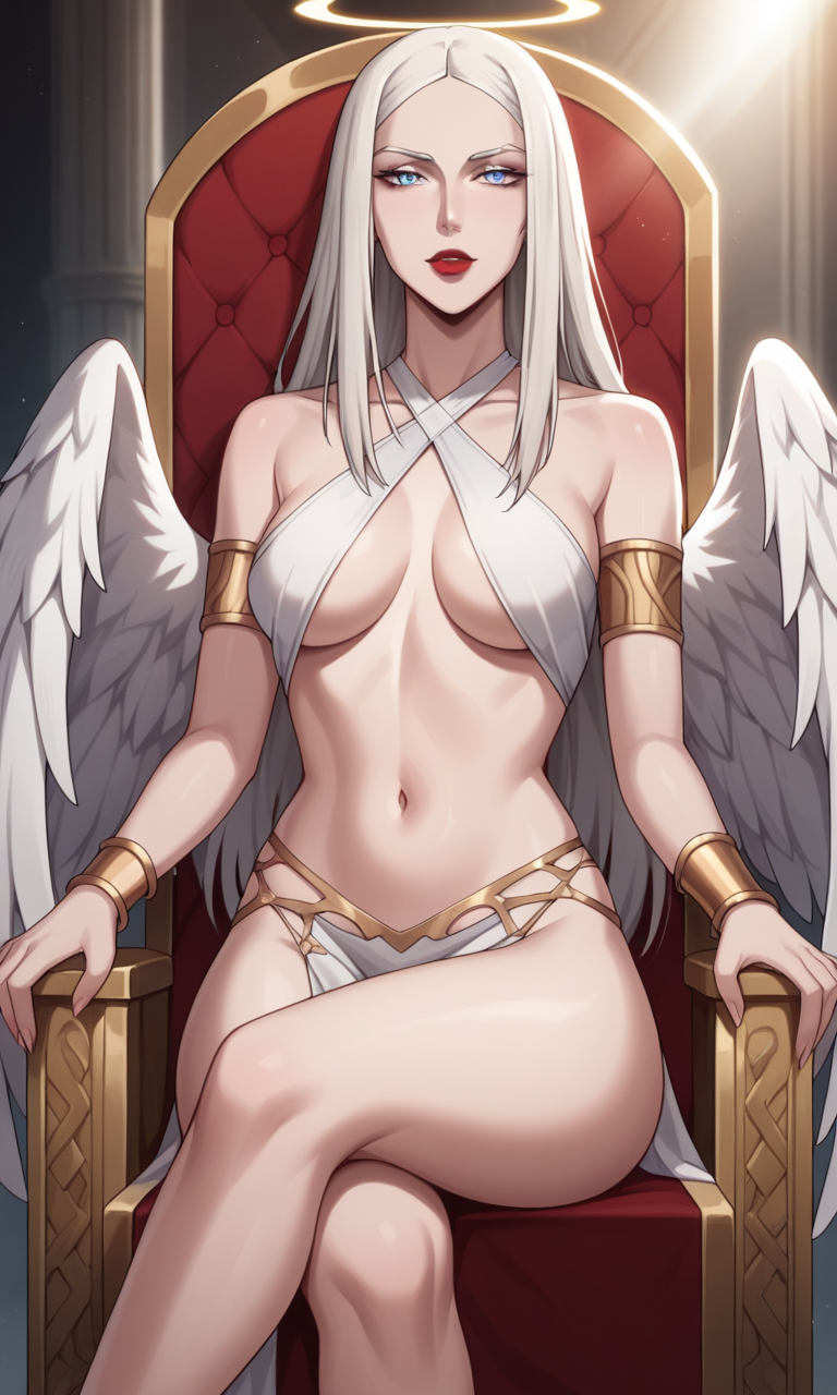 Rule 34 – 1girls ai generated angel angel wings ass bewitching thighs bigmic145 breasts carmilla (castlevania) castlevania castlevania (netflix) criss-cross halter female halo jewelry lips long hair medium breasts navel pelvic curtain thighs underboob vampire vampire girl white hair | 14763011