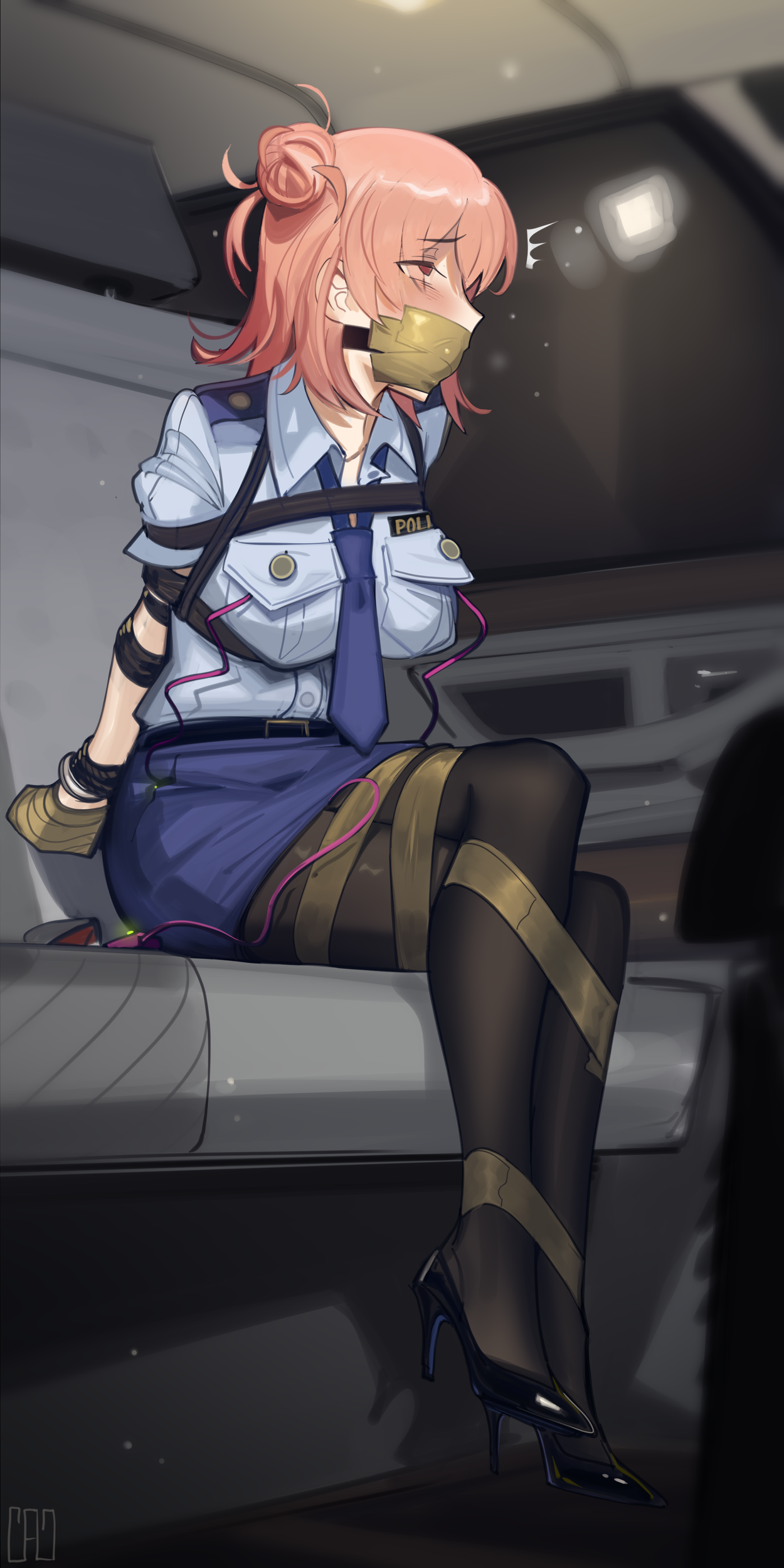 Rule 34 – absurdres ahe gao arms behind back ball gag black pantyhose blue necktie blue shirt blush bondage bondage bondage bound bound ankles bound arms bound legs bound thighs bound torso bound wrists boxtie breast bondage breasts cad (caddo) car car interior collarbone collared shirt commission crossed legs cuffs egg vibrator english commentary epaulettes female gag gag under mask gagged hair bun handcuffs high heels highres improvised gag kidnapped kidnapping large breasts long hair looking to the side medium hair miniskirt motor vehicle necktie open mouth pantyhose pencil skirt pink hair police police uniform policewoman red eyes restrained rope saliva drip second-party source sex toy shibari over clothes shirt short sleeves single hair bun sitting skirt solo tape tape bondage tape gag taped hands teeth upper teeth only vibrator vibrator under clothes yahari ore no seishun lovecome wa machigatteiru. yuigahama yui | 14791760