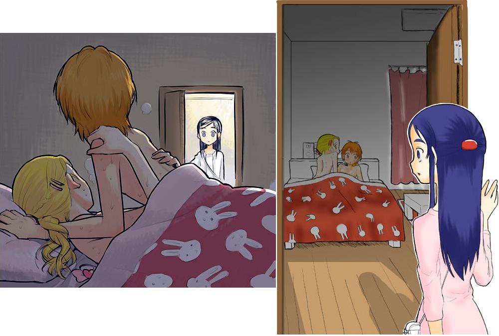 Rule 34 – bed blonde hair brown hair cheating clothing cucked by lesbian cuckquean female futari wa precure futari wa precure max heart futari wa pretty cure futari wa pretty cure max heart jpeg artifacts kujou hikari minakata sunao misumi nagisa multiple girls nude precure pretty cure purple eyes purple hair sex walk-in yukishiro honoka yuri | 55935