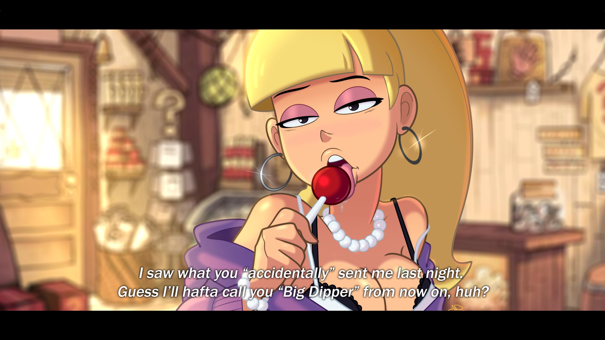 Rule 34 – 1female 1girls adult female aged up bangs big breasts blonde-haired female blonde female blonde hair blonde hair blonde hair female breasts breasts caption dipper pines disney english english text eyeshadow fellatio gesture female female female only gravity falls hoodie hoop earrings imminent fellatio imminent oral imminent sex jumpdriiver lace bra licking licking lollipop lollipop lollipop in mouth looking at viewer makeup pacifica northwest pearl necklace seducing seduction seductive seductive eyes seductive gaze seductive look seductive mouth seductive pose suggestive suggestive gesture teasing teasing viewer text tongue out unseen character unseen male face | 14815938
