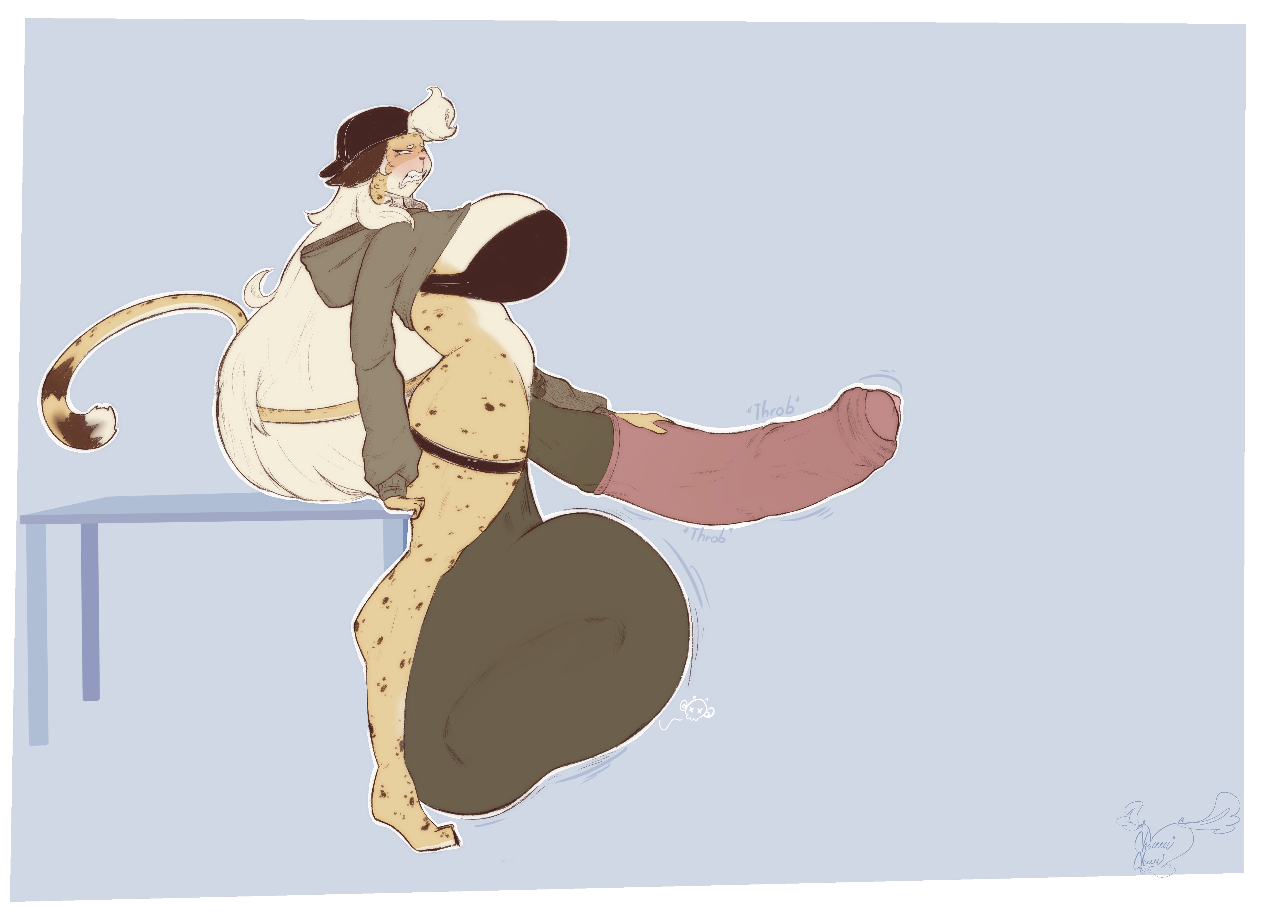 Rule 34 – 1futa 1girls absurd res alex (itsnafulol) anthro anthro on anthro ass backwards baseball cap backwards hat balls baseball cap big balls big breasts big penis blush bodily fluids bra breasts cheetah chowwichowwi clenched teeth clothing cock vore condom cum death digestion domestic cat duo fatal vore felid feline felis female fur furniture genital fluids genitals gynomorph hair hat headgear headwear hi res hoodie humanoid genitalia humanoid penis intersex intersex/female mammal markings multicolored body multicolored fur penile penis pink eyes predator/prey pubes retracted balls sexual barrier device side boob spots spotted body spotted fur table tail teeth thick thighs tomboy topwear underwear unwilling prey vore white hair wide hips yellow body yellow fur | 14827735