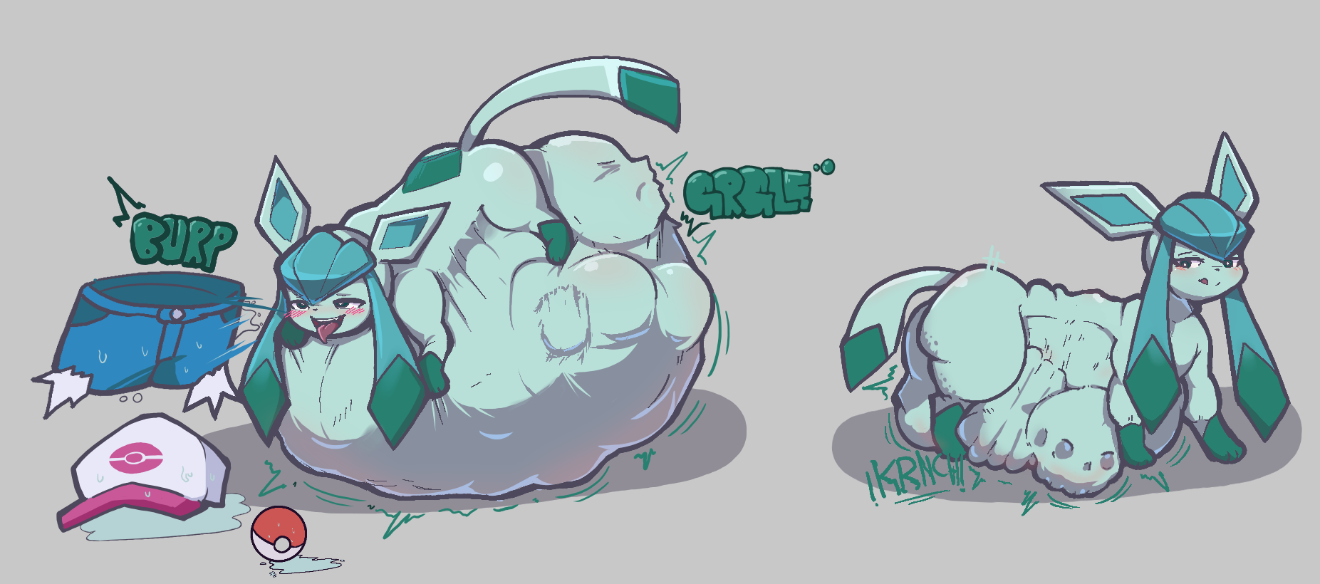 Rule 34 – ass belly button bigger prey bones in stomach burping burping up clothes compression sound effect darkrey digestion digestion noises female pred female prey feral glaceon hilda (pokemon) human prey pokemon pokemon pred prey outline size difference smaller pred vore vore belly | 14844089