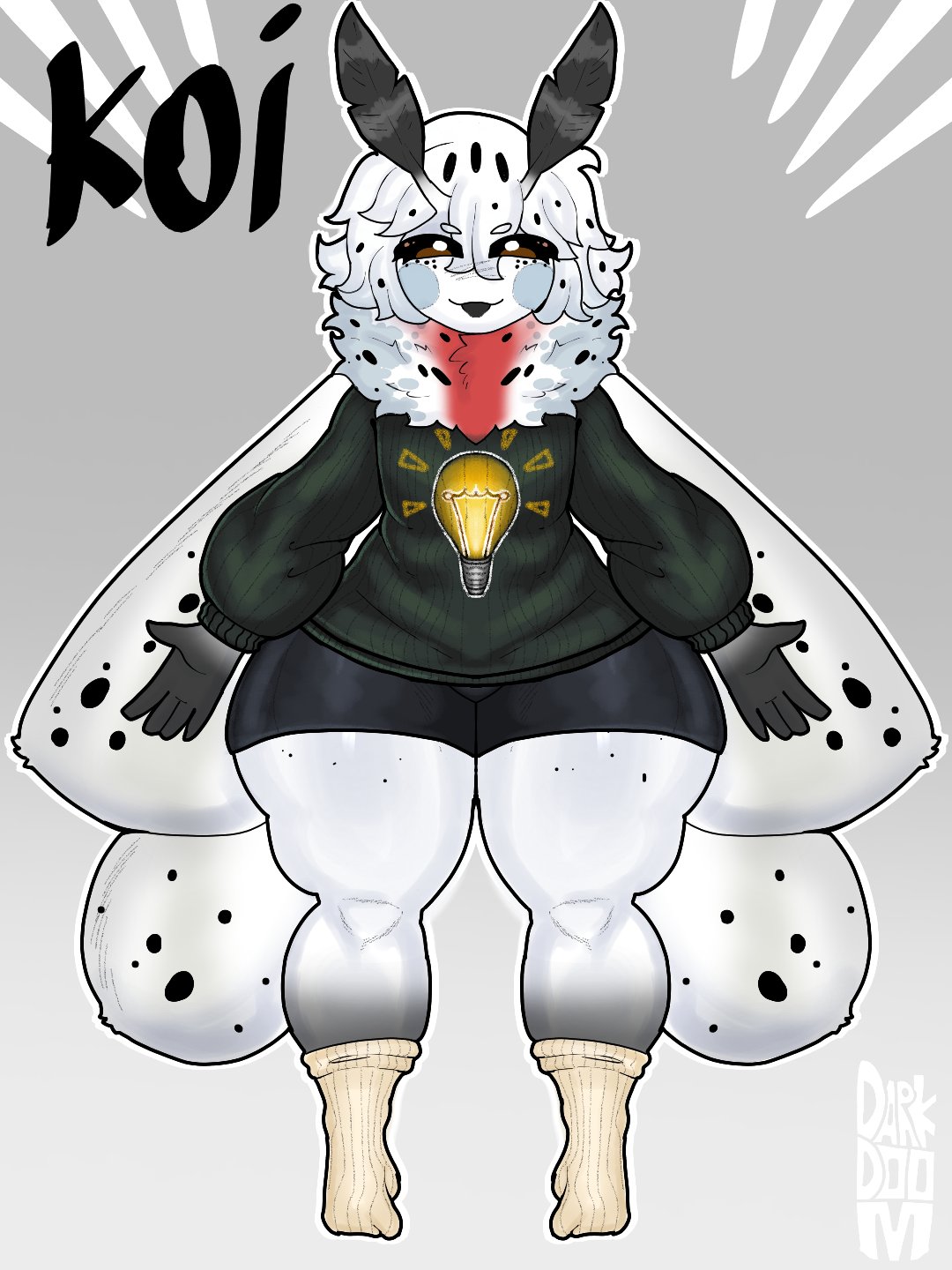 Rule 34 – 1boy alternate version available antennae (anatomy) anthro arthropod brown hair character sheet clothing curvaceous curvy curvy figure darkdoom english text femboy front view fully clothed girly grey background insects koi (darkdoom) lepidopteran long hair looking at viewer male male only more at source moth multicolored background shorts shortstack shortstack femboy socks solo solo male spotted hair spotted wings sweater text thick thighs voluptuous voluptuous male white background white hair wide hips wings | 14903930