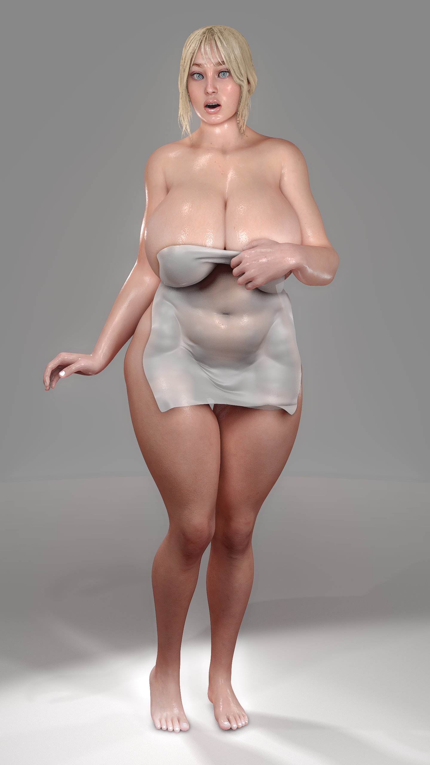 Rule 34 – 1girls 3d almightypatty blonde hair milf oc older female original towel | 14916277