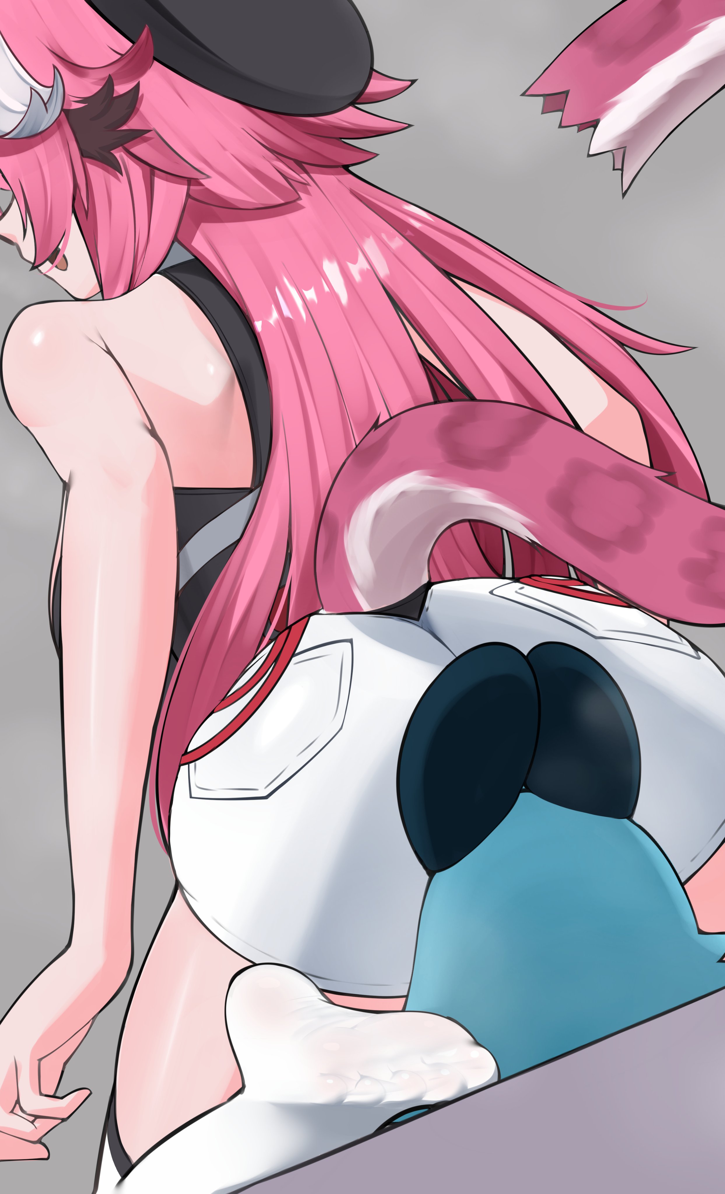 Rule 34 – 1ambiguous 1girls ambiguous gender ass ass focus black topwear blue fur cat ears cat girl cat tail chattino (raora panthera) clothed clothing facesitting fan mascot (vtuber) fan mascot focus (vtuber) feline female hololive hololive english large ass legwear light-skinned female light skin nob pink hair raora panthera shorts sitting sitting on face sitting on person thighhighs topwear virtual youtuber vtuber white bottomwear white clothing white legwear white shorts white thighhighs | 14917836