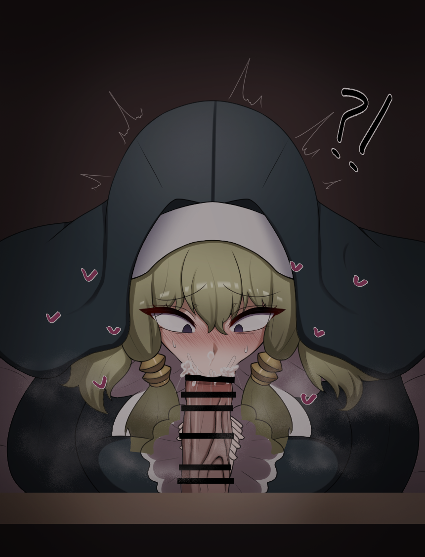 Rule 34 – 2025 :>= ?! black eyes black survival black survival:eternal return blowjob blush clothed cum cum in mouth cumshot eternal return: black survival fellatio female glory hole heart ly anh male male/female nun nun outfit penis sweatdrop veiny penis wall (structure) yellow hair | 14933310