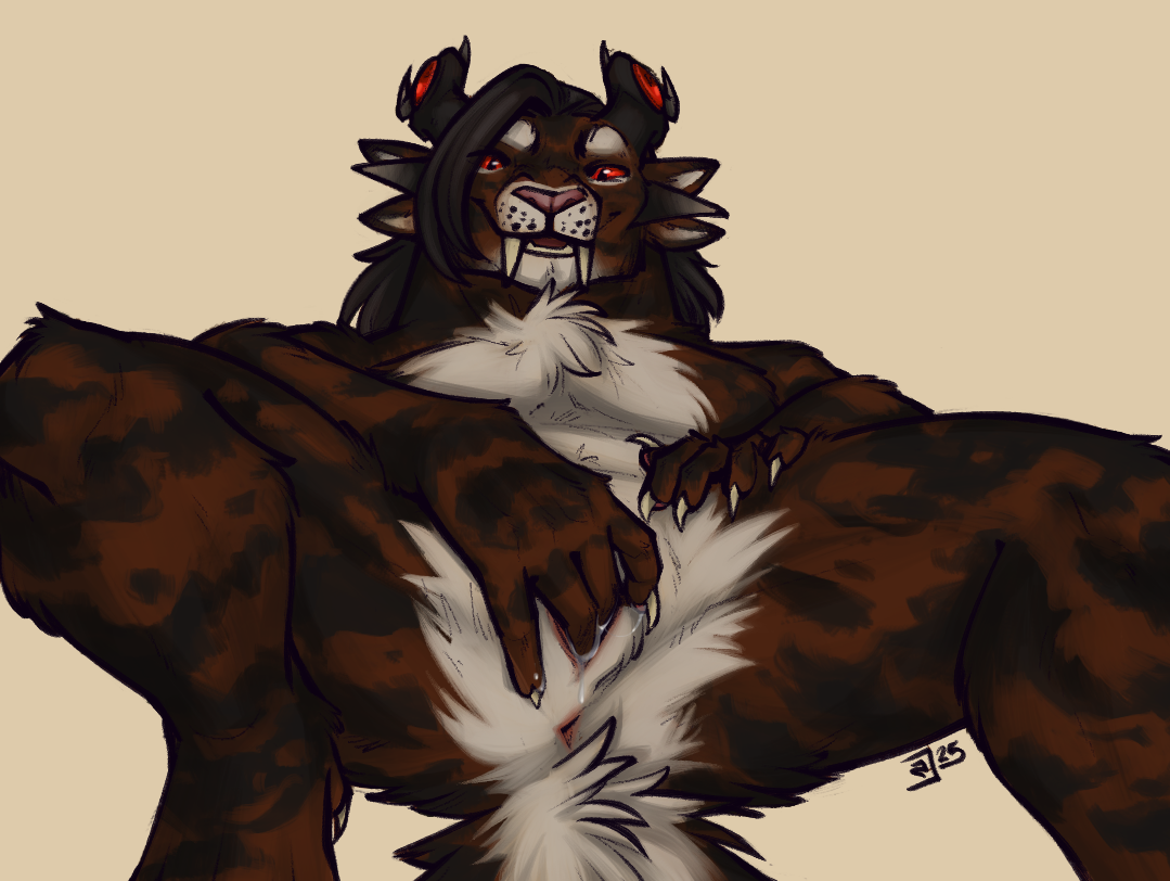 Rule 34 – 2025 4 ears 4 horns anthro anus biped black body black fur brown body brown fur charr claws digital media (artwork) fangs felid female female anthro finger claws finger fuck fingering fingering self fur giveortake (artist) guild wars horn lying mammal masturbation multi ear multi horn multicolored body multicolored fur on back pink nose red eyes smile solo spread legs spreading teeth vaginal masturbation vaginal penetration white body white fur | 14934911