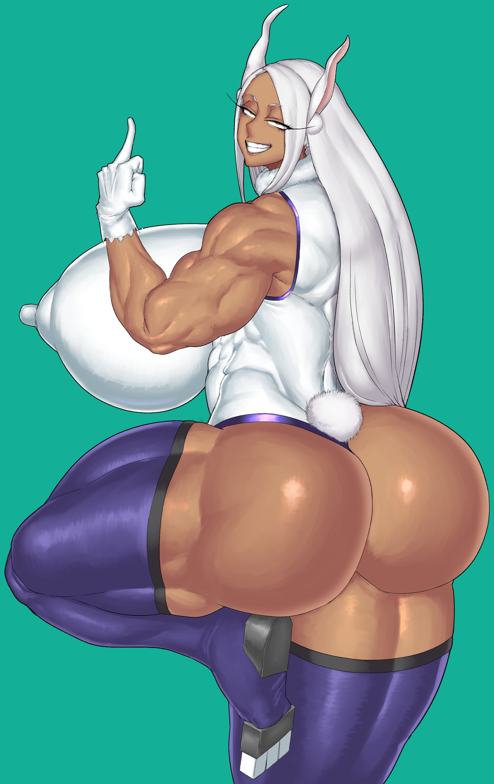 Rule 34 – dark-skinned female dark skin female mirko miruko my hero academia rumi usagiyama suyasususu tagme tankysuya usagiyama rumi white hair white hair female | 14965022