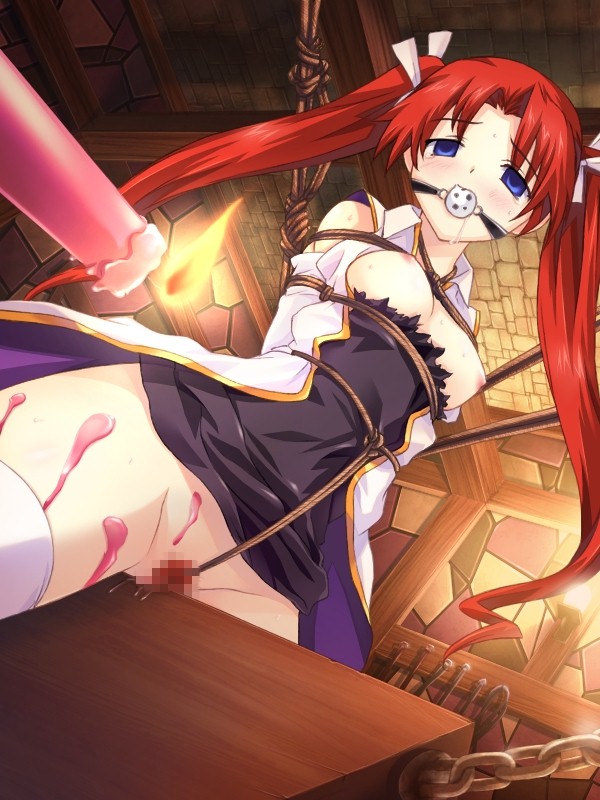 Rule 34 – 1girls artist request ball gag blue eyes blush bondage bow breasts candle censored character request clothing copyright request crying drooling erect nipples female game cg long hair nipples pussy rape red hair restrained ripped clothing rope rope bondage solo sweat tears twintails wax wax play white skin wooden horse | 83224