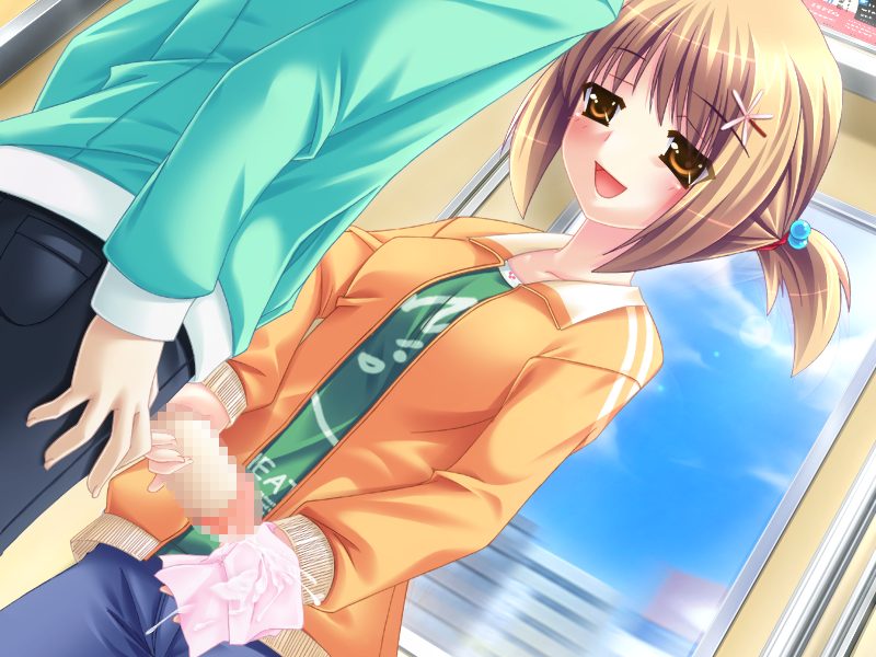 Rule 34 – 1boy assertive assertive female blush brown eyes brown hair censored chijo cum female game cg handjob male open mouth short hair source request train | 83627