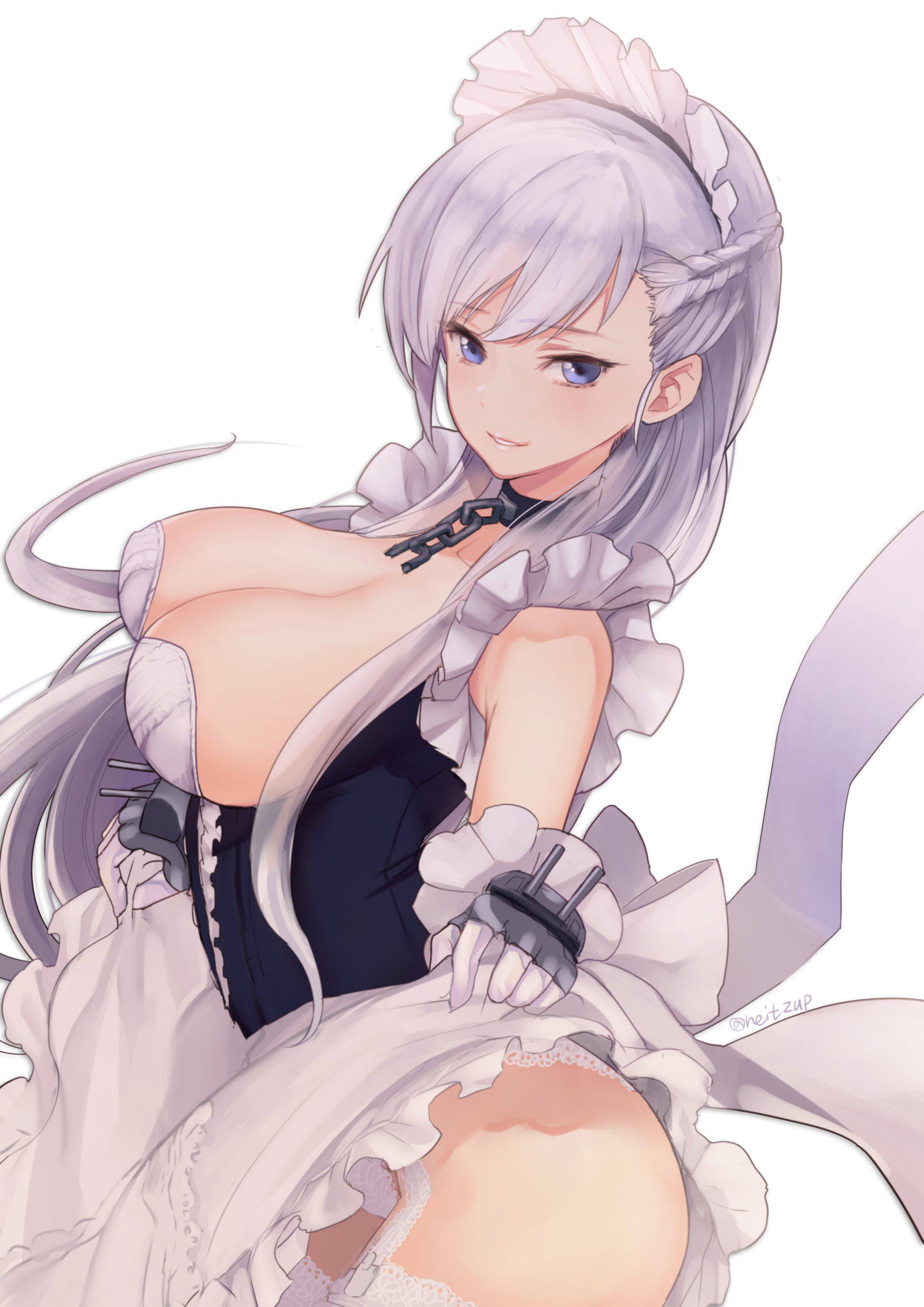Rule 34 – apron azur lane belfast (azur lane) blue eyes blush braid breasts cg chains cleavage clothes lift collar collarbone corset cowboy shot dress dress lift female french braid frilled apron frilled gloves frills garter straps gloves grey hair large breasts lifted by self long hair looking at viewer maid maid apron maid headdress panties parted lips simple background skirt lift smile solo thighhighs thighs underwear white apron white background white gloves white hair white panties white thighhighs | 14969320