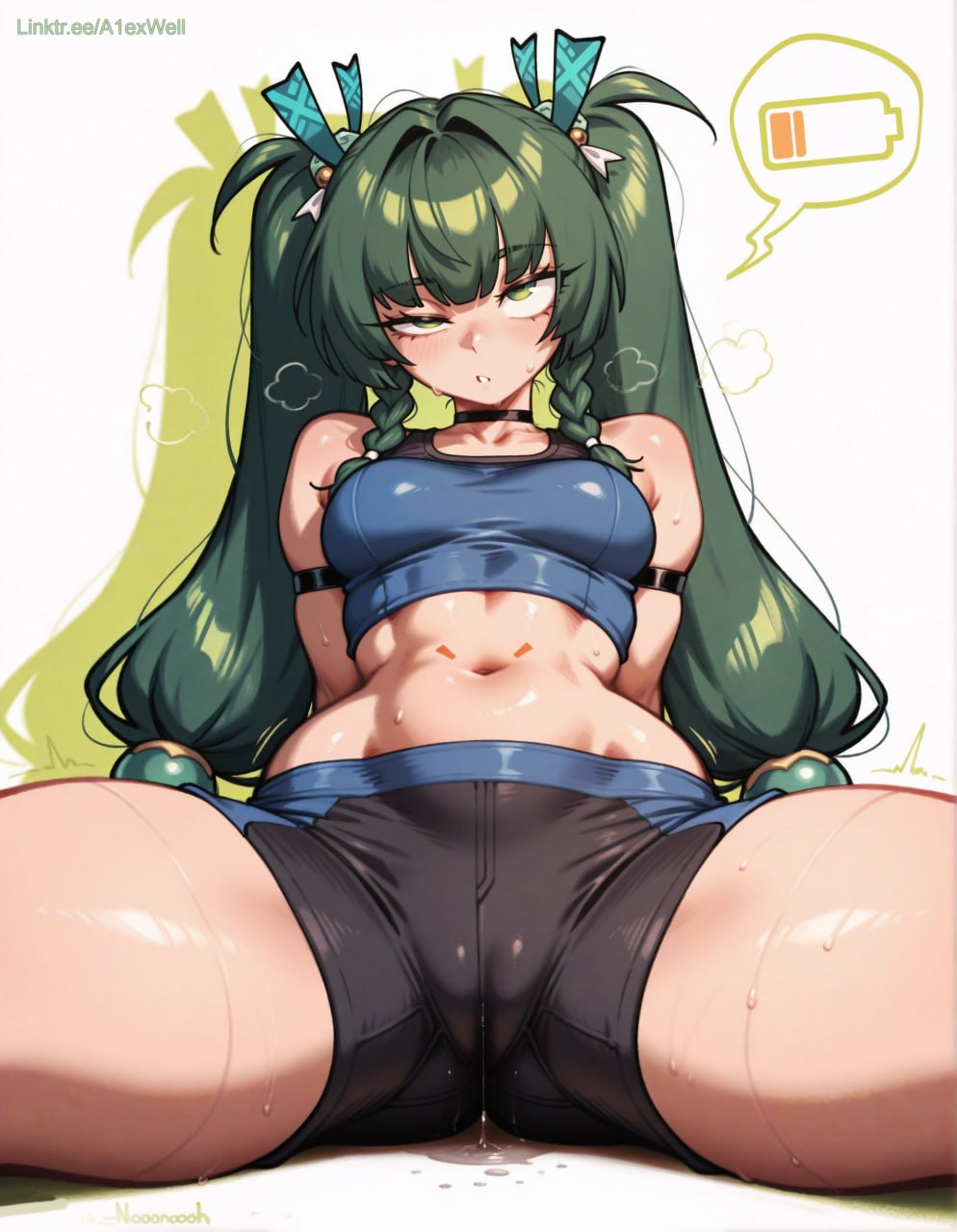 Rule 34 – a1exwell ai generated android girl cameltoe charging battery crop top discharge heavy breathing huge cock pussy juice pussy juice drip qingyi (zenless zone zero) rolling eyes shorts simple background stable diffusion stained clothes uneven eyes wariza zenless zone zero | 14970337