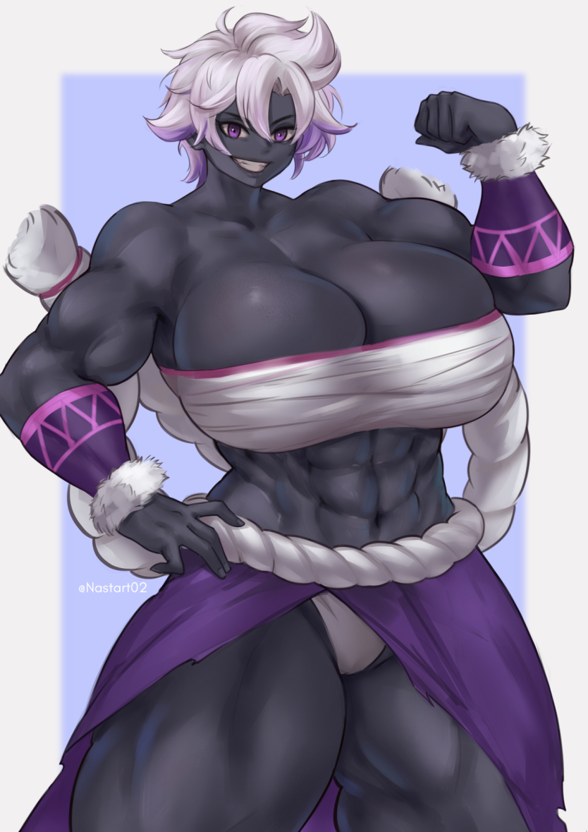 Rule 34 – 1girls 2025 abs arm up armband armwear big breasts black skin breast wrap breasts cameltoe cleavage clothed clothed female exposed shoulders female female focus female only fist fit fit female fur cuffs grin hand on hip huge breasts large breasts looking at viewer mature mature female milf muscle muscular muscular arms muscular female muscular thighs nastart original purple eyes purple highlights short hair smile solo solo female solo focus teeth teeth showing thick thighs thighs toned toned female twitter username white hair wraps | 14975181