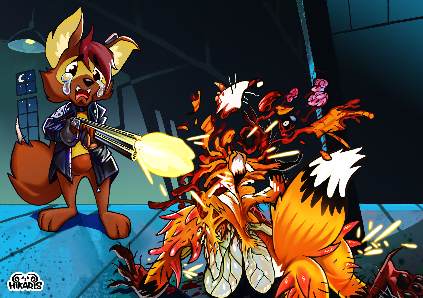 Rule 34 – anthro arthropod blood bodily fluids brain brown body brown fur canid canine claws clothing crying digital media (artwork) duo eurasian red squirrel female feral finger claws fly (animal) fox fur gun hi res hikari.s housefly hybrid insect wings insects jacket kangaroo leather leather clothing leather jacket leather topwear macropod mammal marsupial nude open mouth orange body orange fur organs paintbrush tail pawpads prostokvashino ranged weapon rifle rodent sad sciurid shooting shotgun tail tama-tama tears toe claws topwear tree squirrel violence weapon what has science done wings | 14976756