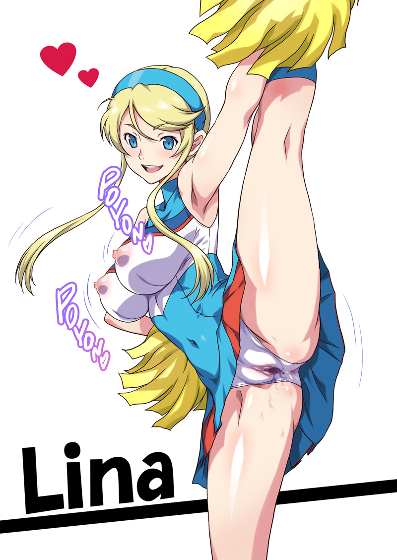 Rule 34 – 1girls :d anus arm up armpits bangs bare shoulders blonde hair blue eyes blush body blush bouncing breasts breasts cameltoe character name cheerleader clitoris covered erect nipples covered navel crotch dress dual wielding fat mons female female focus floating hair from side gradient hairband halterneck hand on hip heart heroman holding impossible clothes impossible dress joy ride kneehighs kneepits labia large breasts leg lift legs lina davis long hair looking at viewer motion lines nipples open mouth panties pantyshot pleated dress pom pom (cheerleading) pose puffy nipples pussy pussy juice pussy juice stain see-through short dress sidelocks simple background smile socks solo split splits spoken heart spread legs standing standing on one leg swept bangs text focus thighs turtleneck uncensored underwear vertical splits wet wet clothes wet panties white background white panties | 85420
