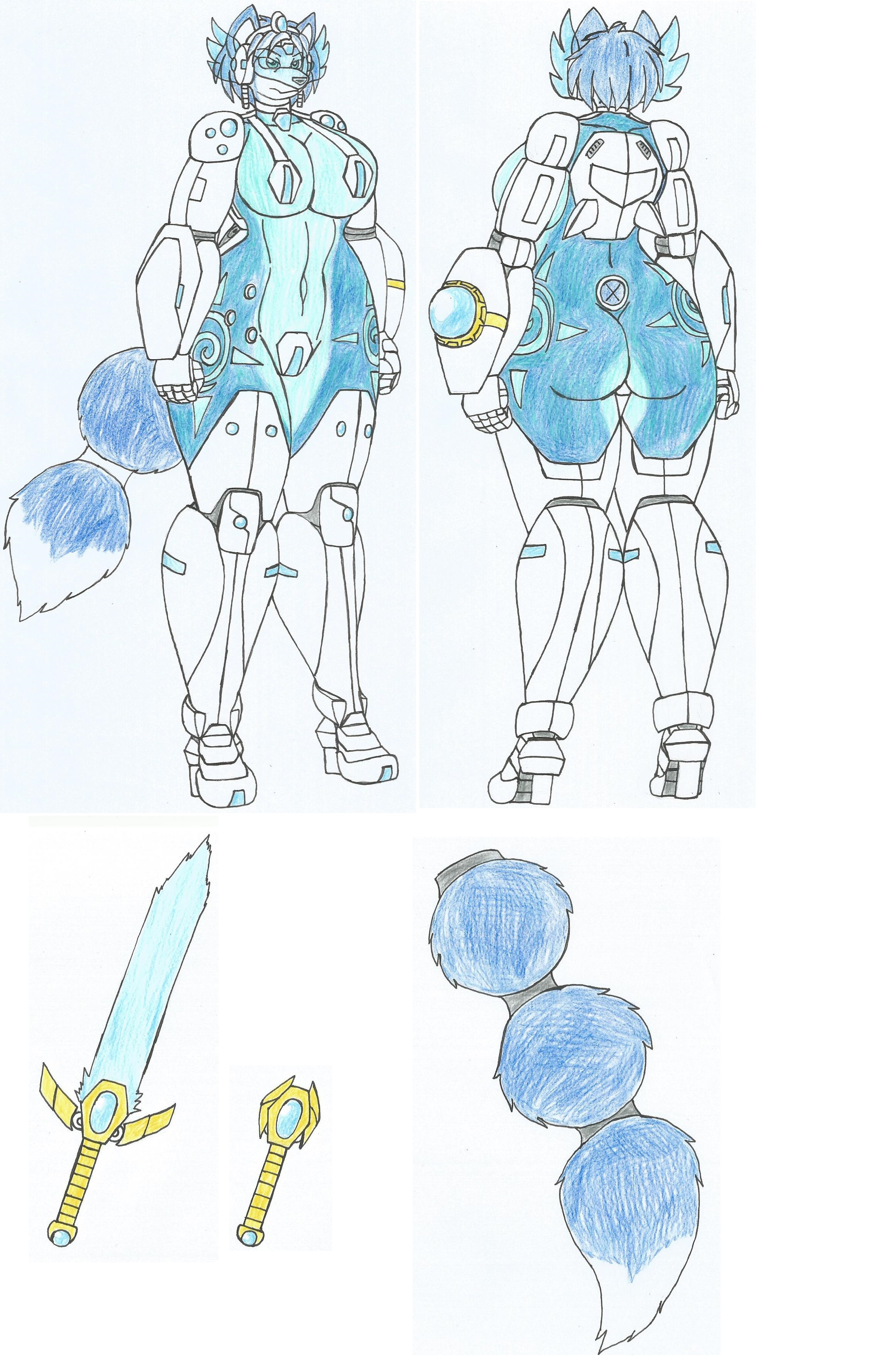 Rule 34 – anthro armored arm armored boots armored gloves armored sex big ass big breasts big hips bikini armor blue body blue fur blue hair body paint body painting bodysuit character design cyan eyes cyberknight krystal energy sword energy weapon female knight fox girl fox humanoid furry helmet high heel boots jetpack krystal krystal (star fox) laser sword marlon64 model sheet original power armor reference sheet sci-fi short hair traditional drawing (artwork) white background white body white fur | 14985387