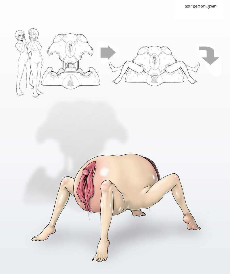 Rule 34 – 2girls all fours arrow (symbol) barefoot body horror clitoral hood clitoris completely nude demon-man faceless female full body headless labia machine merging multi genitalia multi leg multi limb multi pussy nightmare fuel no head nude nude female pussy pussy creature pussy juice pussy juice drip shiny skin simple background transformation vagina what | 86692