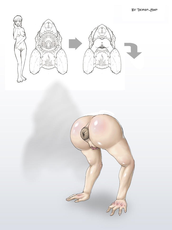 Rule 34 – 1girls anus ass before and after big ass big butt body horror breasts bubble ass bubble butt character request copyright request demon-man donut anus erect nipples female legs naked nipples outie anus pubic hair puffy anus pussy short hair solo throne transformation what white background white hair white skin | 86694