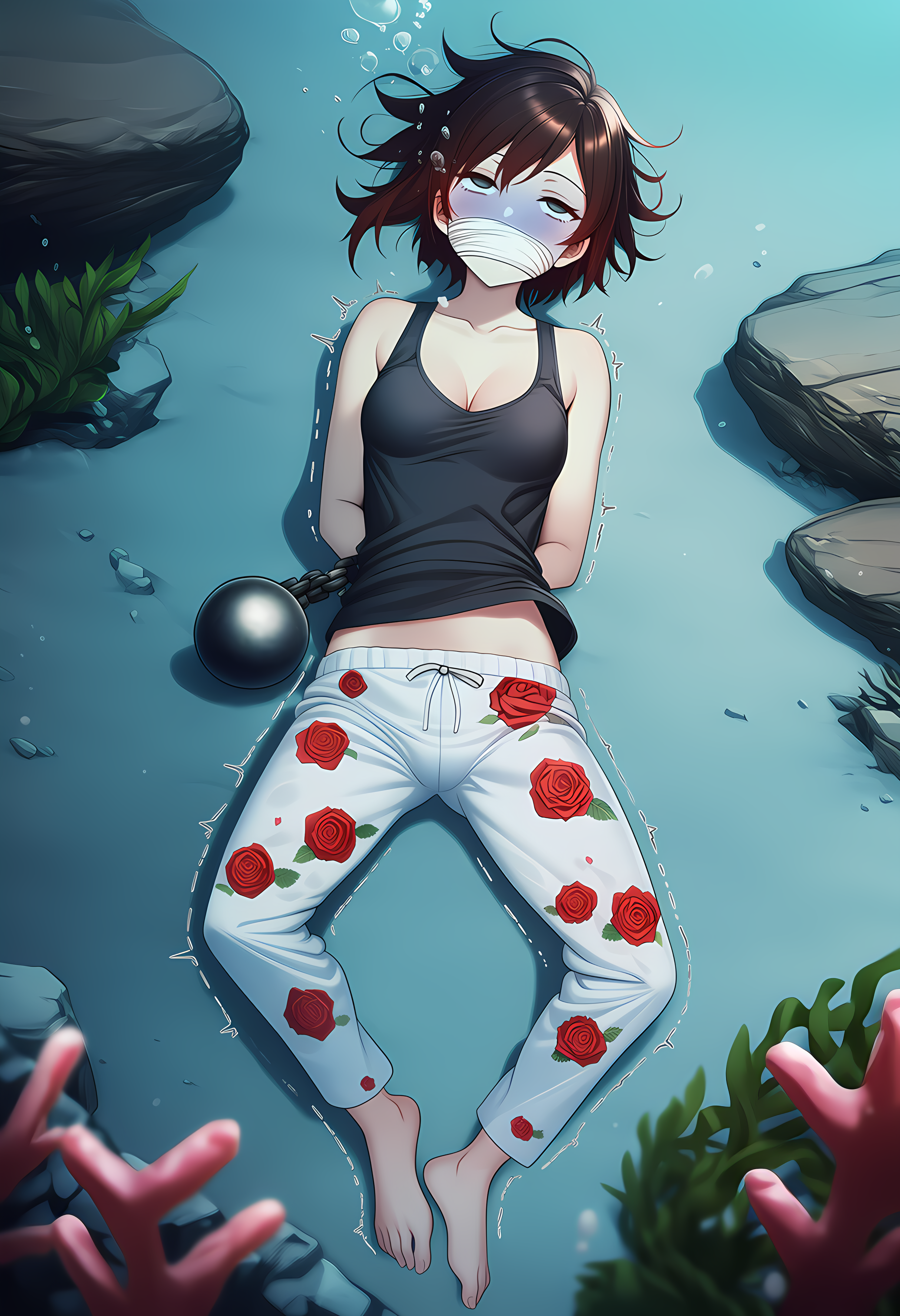 Rule 34 – asphyxiation barefoot drowning feet labreed submerged tagme underwater underwater peril | 14999748