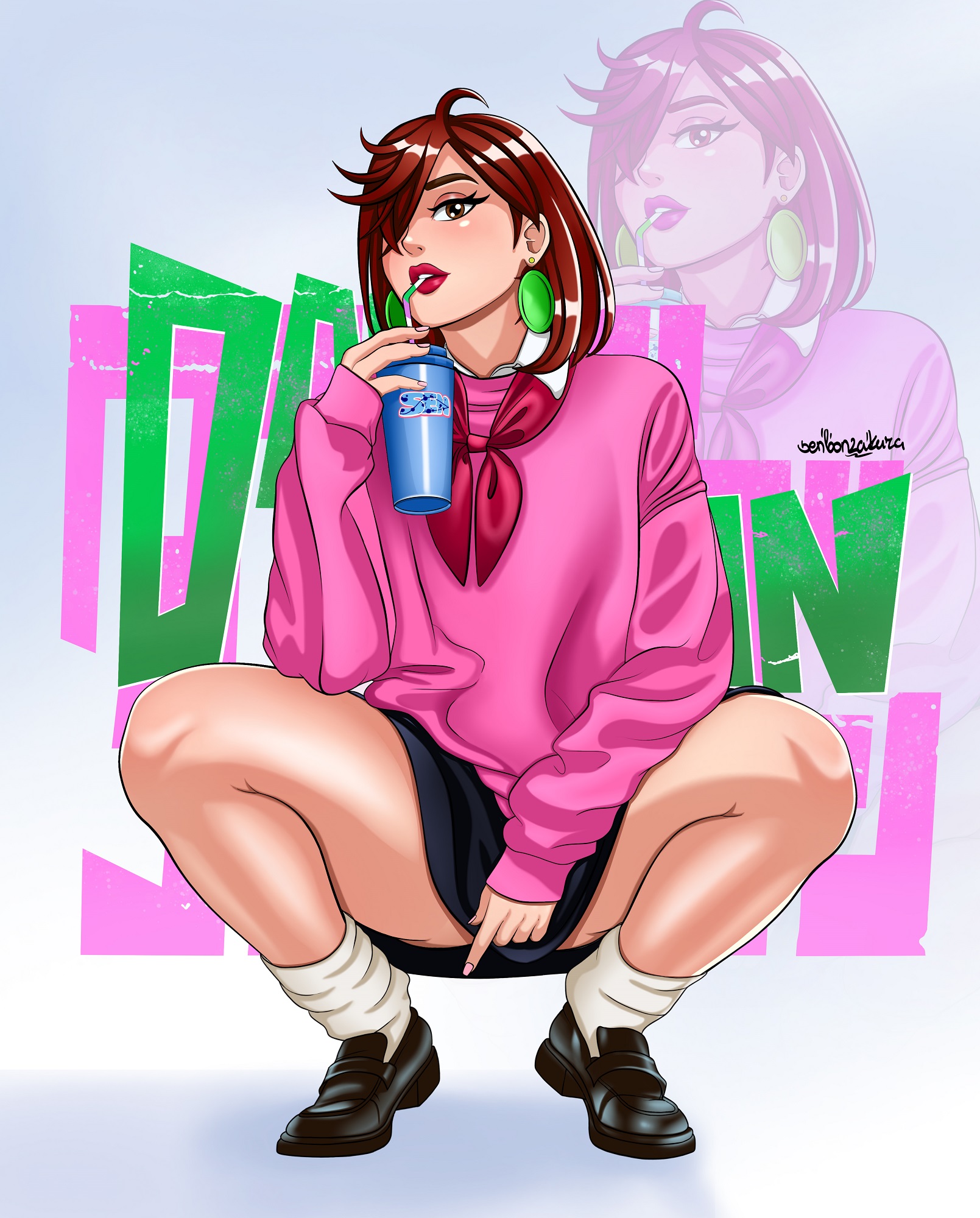 Rule 34 – 1female 1girls alluring ayase momo brown eyes brown hair brunette female brunette hair dandadan drink drinking enticing female female focus female only female solo front view girl only girl solo hair human legs light-skinned female light skin lipstick medium hair momo ayase only female only girl only woman senbonzakuraart short hair skirt socks solo solo female solo focus solo girl solo woman squatting sweater voluptuous voluptuous female woman only woman solo | 15002920