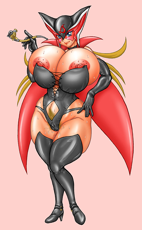 Rule 34 – 1girls 2009 blonde hair breasts cameltoe cape cleavage clothing doronjo female goldenmurakkuma huge breasts human light-skinned female light skin long hair mask nipples pubic hair pussy smile time bokan (series) villainess wide hips yatterman | 90807