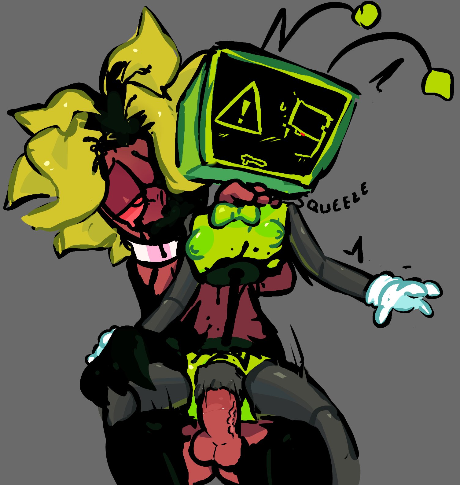 Rule 34 – antennae bowtie choking dandy’s world dandys world error message female female/male green body keeboreal long hair long hair male male monster monster boy monster girl penis in pussy red body robot robot girl rough sex scarf small breasts sprout (dandy’s world) squeezing neck tv tv face tv head tv screen tv woman twisted sprout (dandy’s world) twisted vee (dandy’s world) vee (dandy’s world) veiny penis white gloves | 15009737