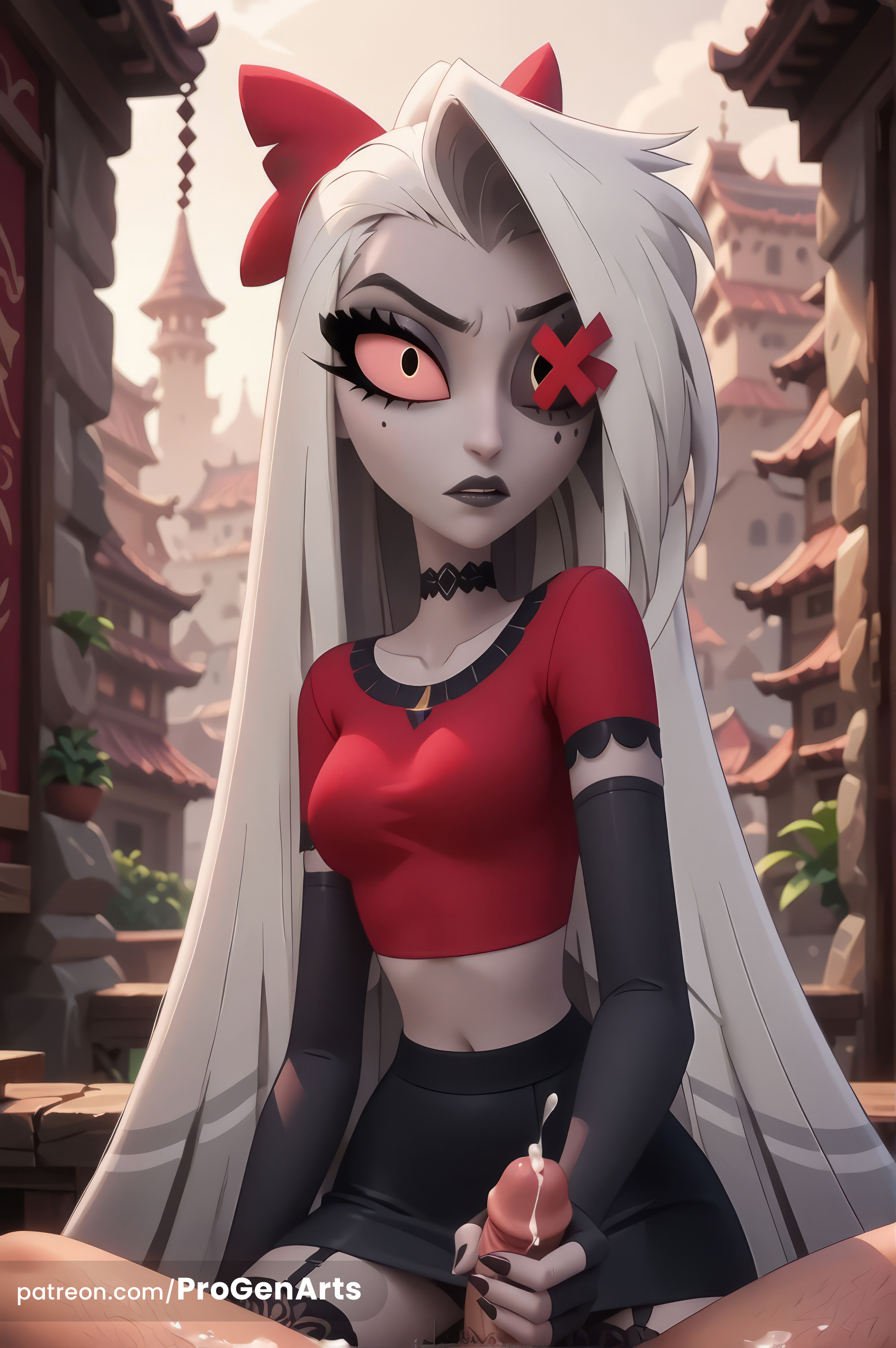 Rule 34 – 1boy 1boy1girl 1girls ai generated artist name black choker black garter straps black gloves black lips black nails black skirt black thighhighs bow breasts choker collarbone colored sclera colored skin crop top cropped shirt cum ejaculation elbow gloves female fingerless gloves fingernails gloved handjob gloves goth fashion grey hair grey skin hairbow handjob hazbin hotel hi res long hair looking at viewer male pubic hair medium breasts midriff miniskirt navel outdoors penis pov progenarts pubic hair red bow red sclera red shirt shirt short sleeves skirt solo focus straight thighhighs uncensored vaggie (hazbin hotel) very long hair web address white hair yellow sclera | 15026803