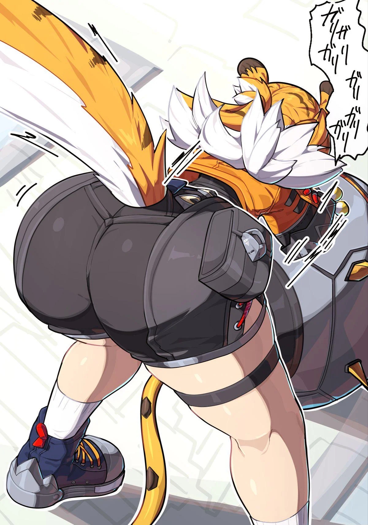 Rule 34 – animal ears ass ass focus female ju fufu long hair scratching tiger ears tiger girl tiger tail zenless zone zero | 16860273