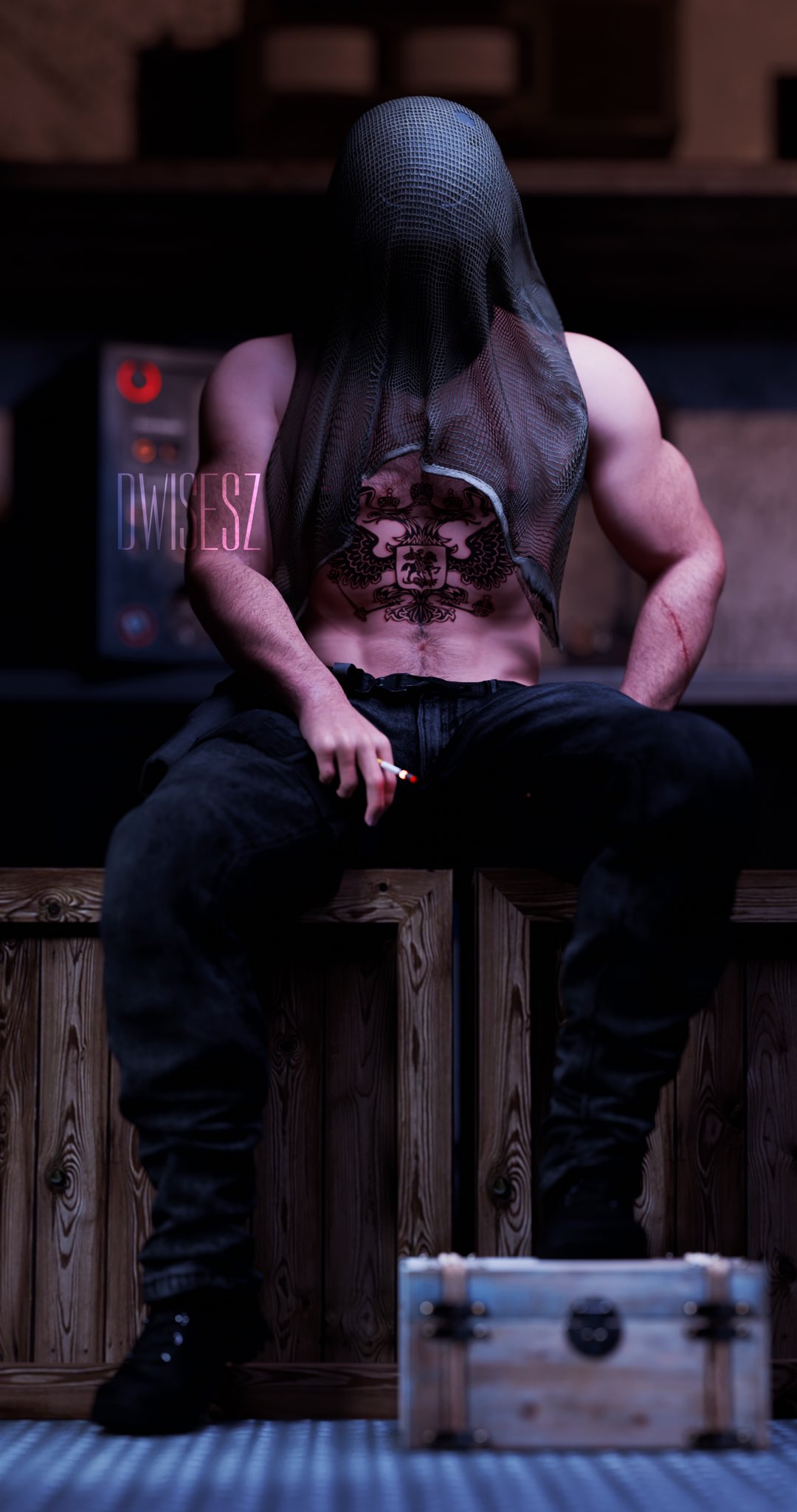 Rule 34 – 1boy 3d call of duty call of duty modern warfare (2019) cigarette cut dwisesz hidden face male male only masculine masked masked male muscular scar sebastian krueger shirtless shirtless male sitting solo solo male tattoo | 10537155 /