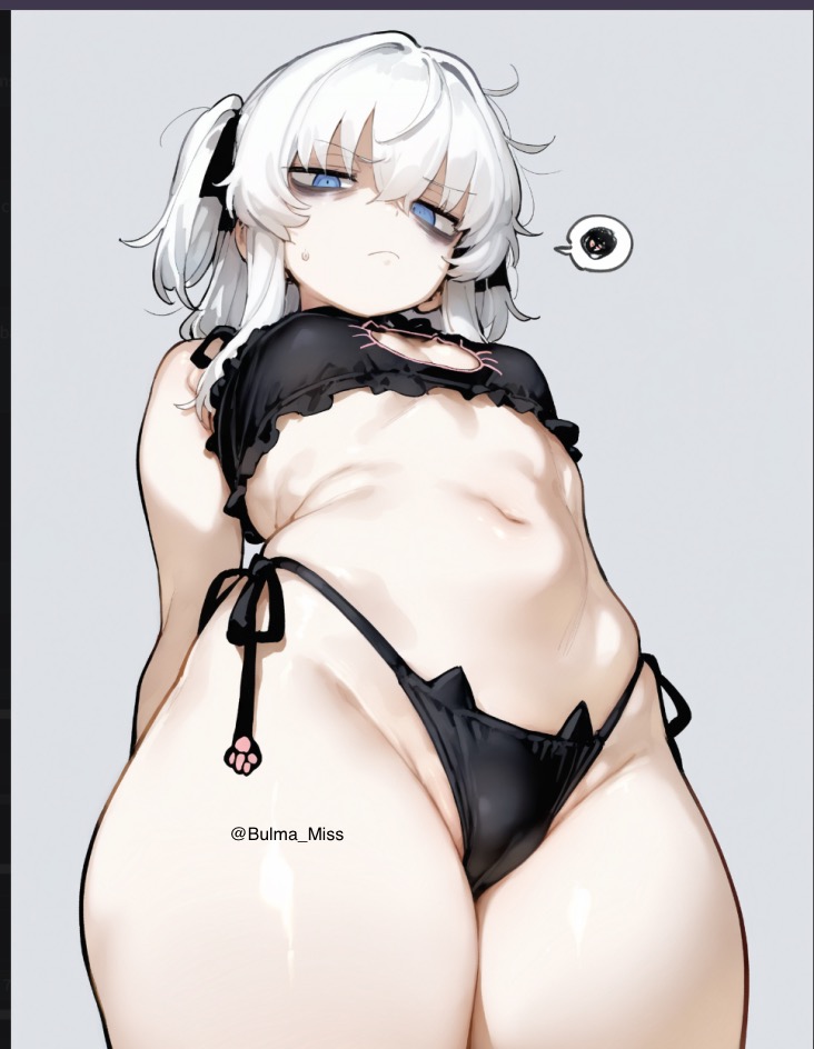Rule 34 – 1girls ai generated belly button bikini bikini bottom bikini top blue eyes bra cameltoe catgirl commission dungeons and dragons lily buns mage mostly nude oatmealdood oblivion oc original pale-skinned female pawprint shortstack skyrim slim thick slim waist submissive female suggestive gesture suggestive pose the elder scrolls thick thighs underwear white hair | 16147462 /