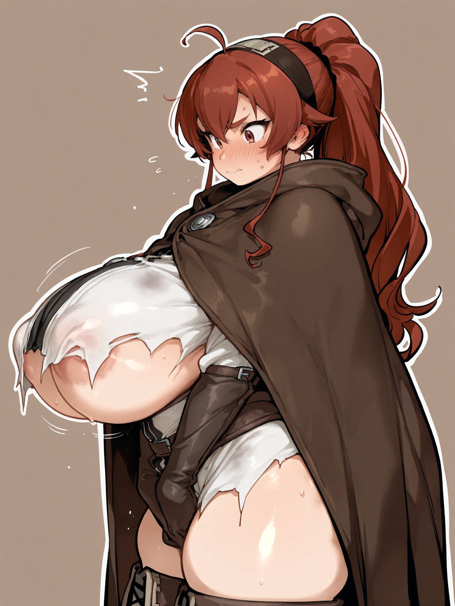Rule 34 – 1girls ai generated alternate breast size areolae visible through clothing bare thighs blush breasts eris greyrat female female only gigantic breasts hairband huge areolae huge breasts huge thighs hyper breasts light-skinned female light skin long hair massive breasts mushoku tensei oatmealdood oiled body oiled skin ponytail red eyes red hair ripped clothing solo solo female squatting sweat sweatdrop thick body thick female thick thighs thighs very long hair voluptuous voluptuous female | 14431318 /