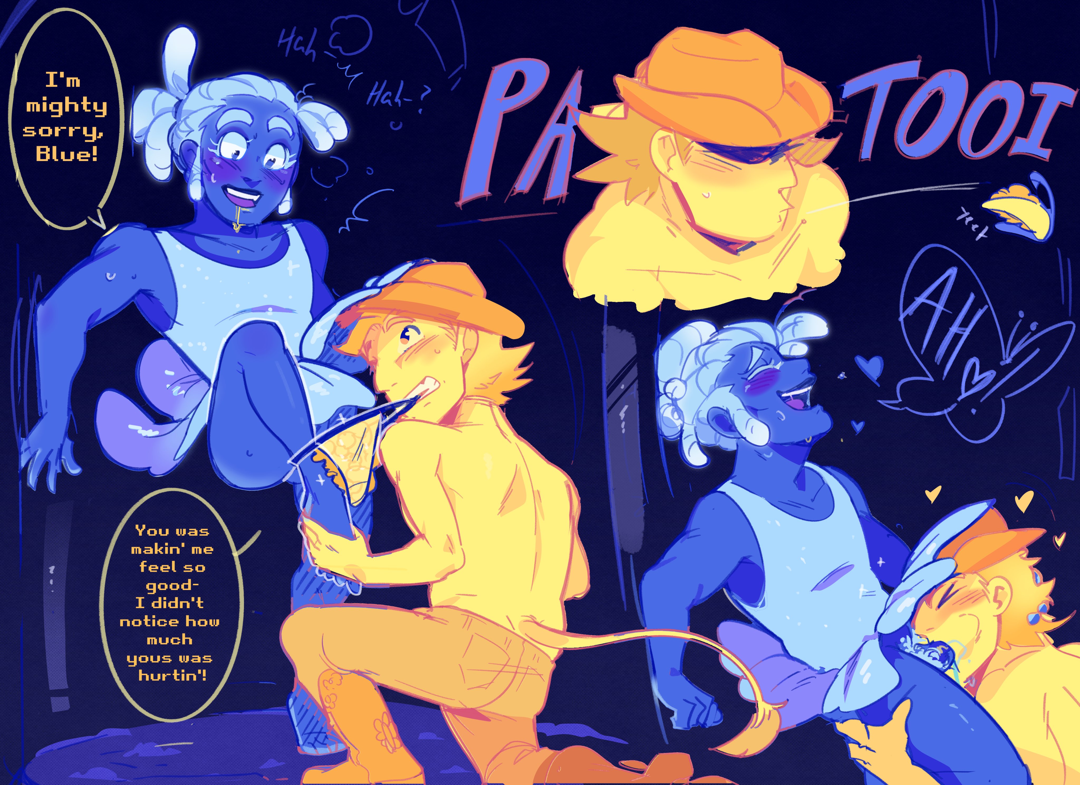 Rule 34 – ballerina ballet ballet boots blowjob blowjob only blue (deltarune) blue body blue hair blue skin blush blushing blushing male boyfriend boyfriends couple couple (romantic) couple sex cow tail cowboy cowboy hat deltarune deltarune chapter 5 feminine feminine male gay gay male male/male male only male penetrated male penetrating male penetrating male oral oral penetration oral sex panties ripping clothing romantic romantic couple romantic sex spicienoodle sucking sucking penis tail tearing clothes tearing off clothes yaoi yaoi yellow (deltarune) yellow body yellow body yellow hair | 18086719 /