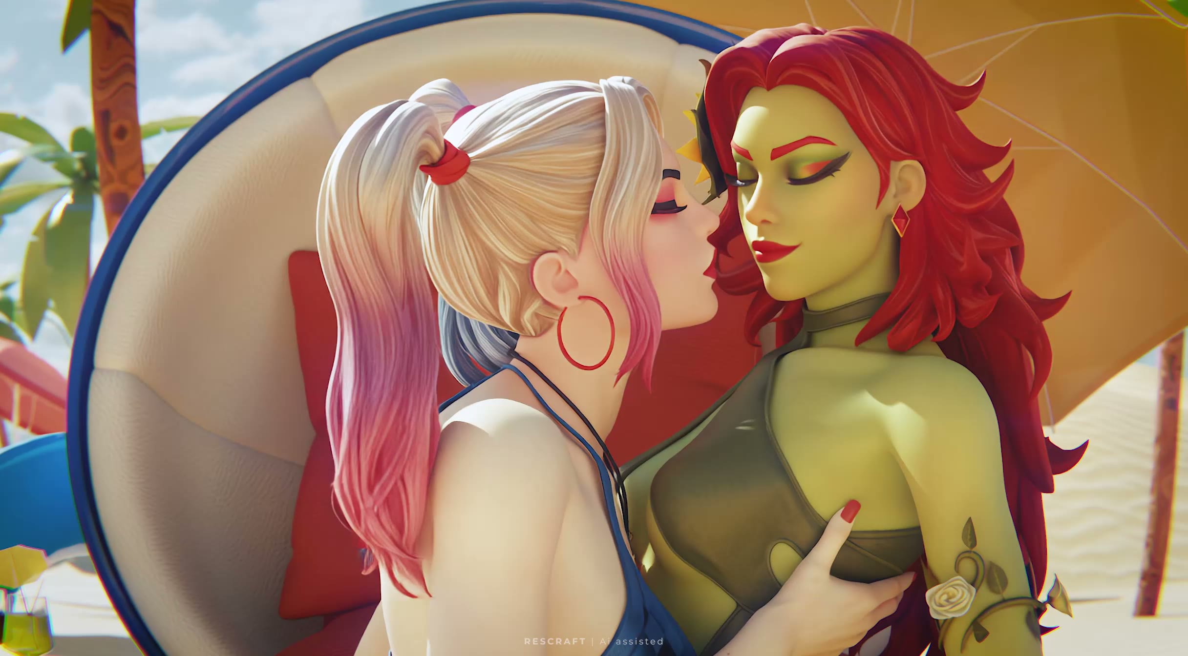 Rule 34 – 2girls 3d model ai ai assisted ai generated dc dc comics dressed female only fortnite harley quinn harley quinn (fortnite) kiss on lips kissing lesbian couple lesbian kiss poison ivy poison ivy (fortnite) rescraft tagme two girls video yuri | 18138882