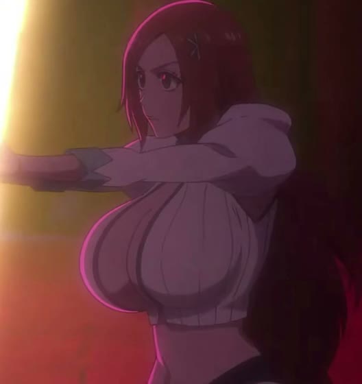 Rule 34 – 1girls bleach bleach: the thousand-year blood war cleavage cleavage cutout detached sleeves hair inoue orihime large breasts long hair orange hair snowflake hair ornament sole female tagme video | 18330332 /