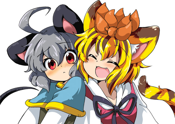 Rule 34 – animal ears blonde hair brown hair eromame female grey hair hair mammal mouse mouse ears multicolored hair nazrin rat girl red eyes rodent short hair simple background tail tiger ears tiger tail toramaru shou touhou two-tone hair white background wholesome | 605716