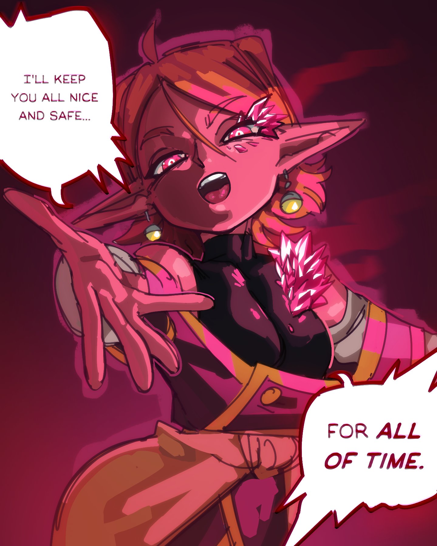 Rule 34 – 1girls 2026 chronoa clothed clothed female corrupted corruption crystal curly hair dragon ball dragon ball xenoverse dragon ball xenoverse 2 kaioshin of time mrmlix pink hair purple skin short hair small breasts solo solo female solo focus supreme kai of time tagme text text bubble villainess | 18368148 /