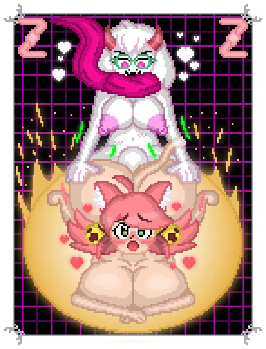 Rule 34 – 1futa 1girls ambiguous penetration bells big ass big breasts big butt big penis blushing breasts cat ears cat tail catgirl deltarune deltarune chapter 5 futa on female futanari genderswap glasses goat girl green eyes hands crossed hands on ass hearts holding ass huge ass huge breasts huge butt large breasts magic nipples penis pink (deltarune) pink eyes pink hair pink nipples pixel art ralsei ralsei with white fur scarf scarf only self upload tail tongue tongue out undertale (series) white fur zixy | 18414625