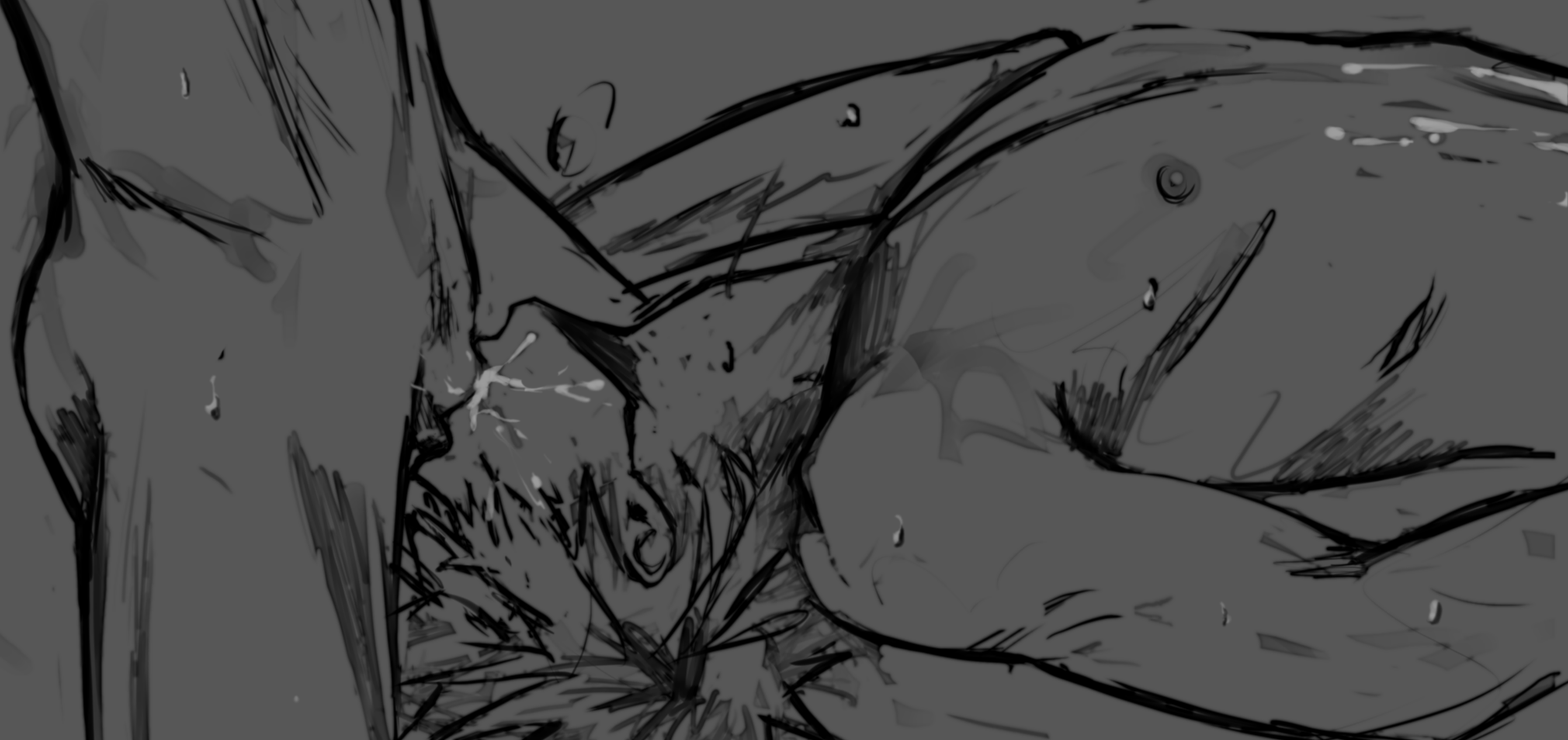 Rule 34 – 2022 2boys absurdres bakugou katsuki boku no hero academia commentary cum cum on body cum on stomach fellatio from side grey background greyscale highres katsuki bakugou male focus monochrome multiple boys nipples nude oral saucybrtt short hair shouto todoroki simple background spiked hair sweat todoroki shoto untranslatable commentary yaoi | 18243507 /
