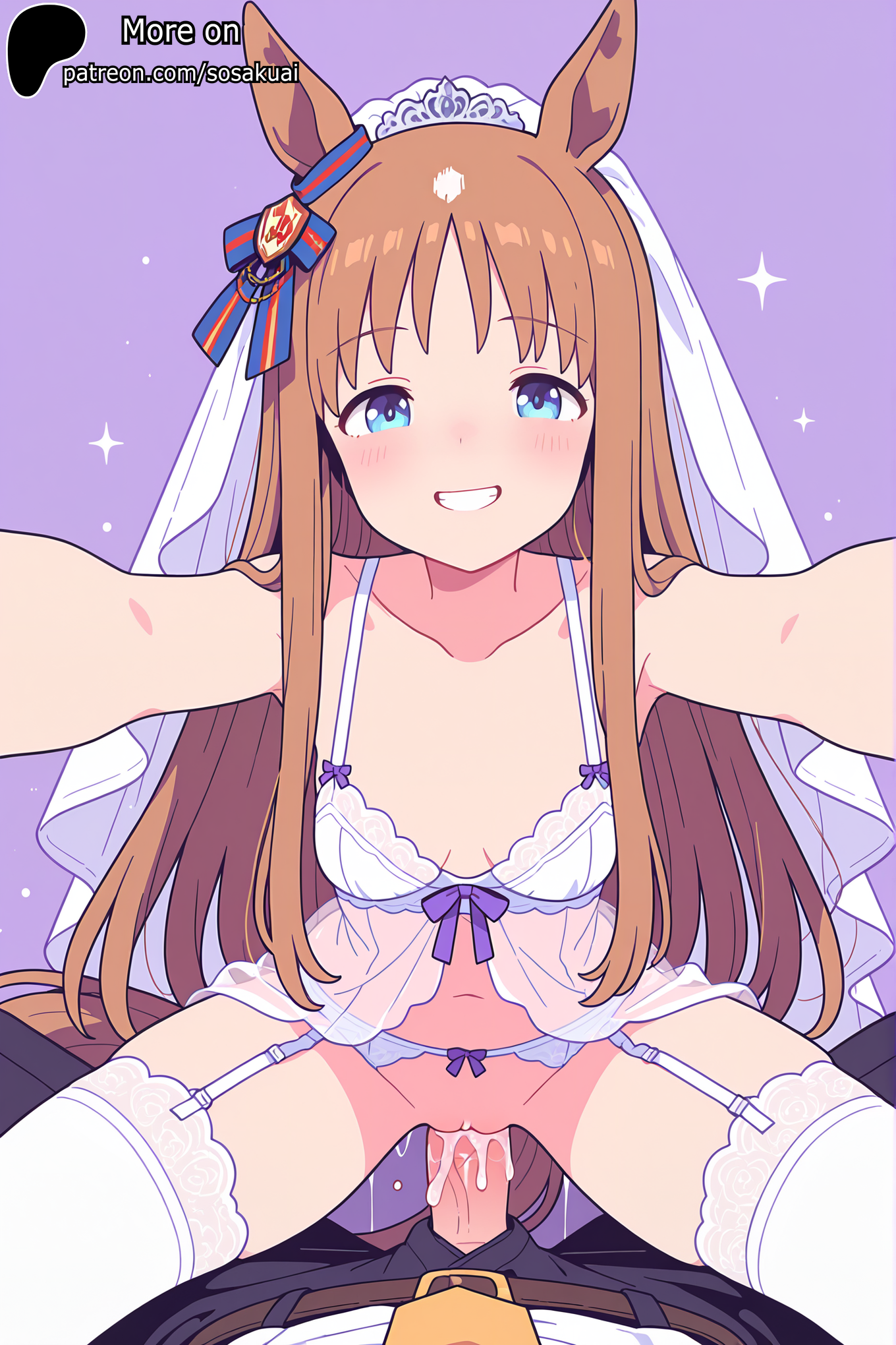 Rule 34 – 1boy 1girl 2026 ai art ai generated animal ears blue eyes blush breasts bridal lingerie bridal veil brown hair collarbone cowgirl position crotchless cum cum in pussy cum overflow garter belt girl on top grass wonder (umamusume) grin hetero horse ears horse girl horse tail lingerie long hair looking at viewer navel patreon patreon url patreon username penis pov pussy sex simple background simple background simple shading small breasts smile solo focus sosakuai straddling tail thighhighs umamusume umamusume pretty derby uncensored underwear vaginal veil wedding dress white thighhighs | 18356351 /