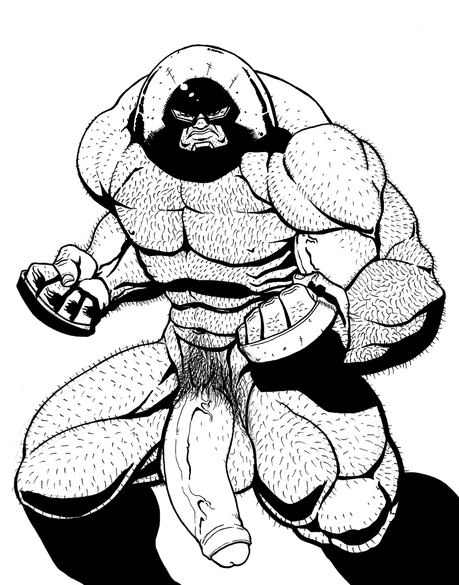 Rule 34 – 1boy balls bara big balls big penis flexing juggernaut male male only marvel marvel comics muscles penis posing solo x-men yaoi | 650476