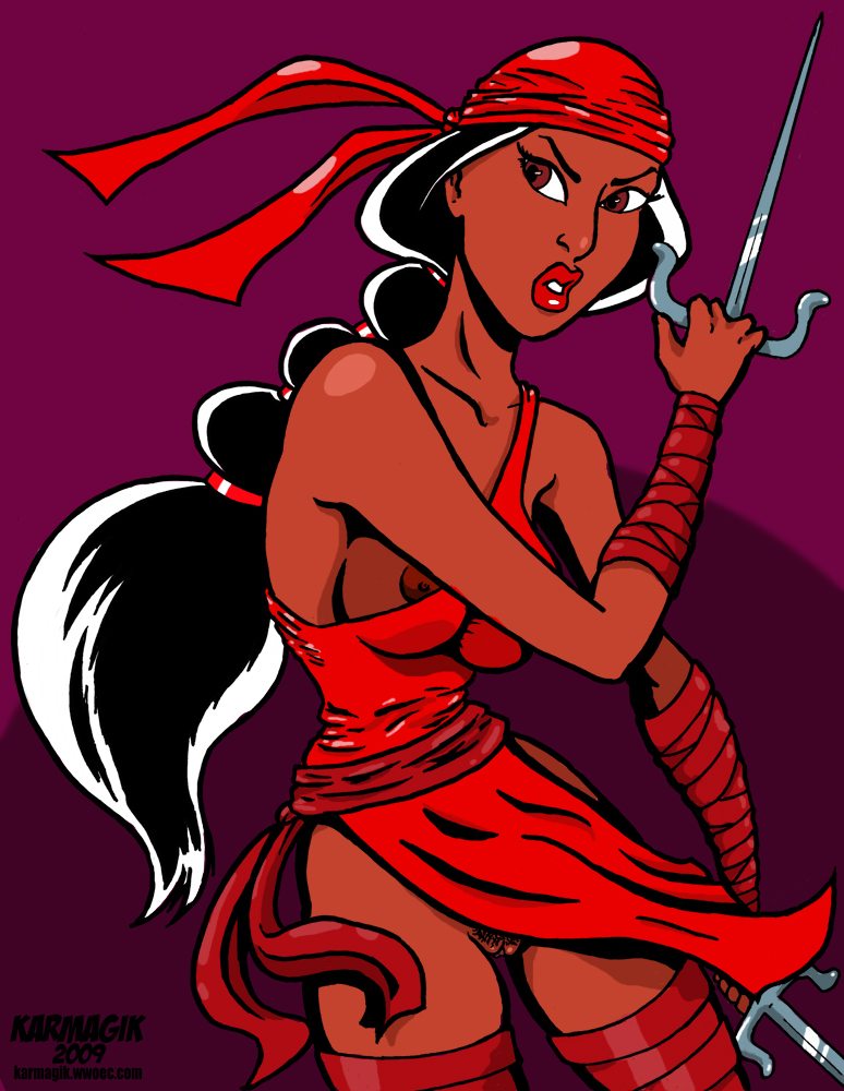 Rule 34 – 1girls 2009 aladdin arabian colored cosplay daredevil (series) dark-skinned female dark skin disney disney princess elektra natchios (cosplay) female human karmagik marvel marvel comics nipples princess jasmine pussy sai (weapon) solo the chunt weapon wwoec | 650482