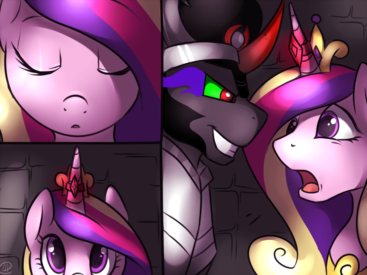 Read King Sombra Rapes Princess Cadance Hentai Porns Manga And